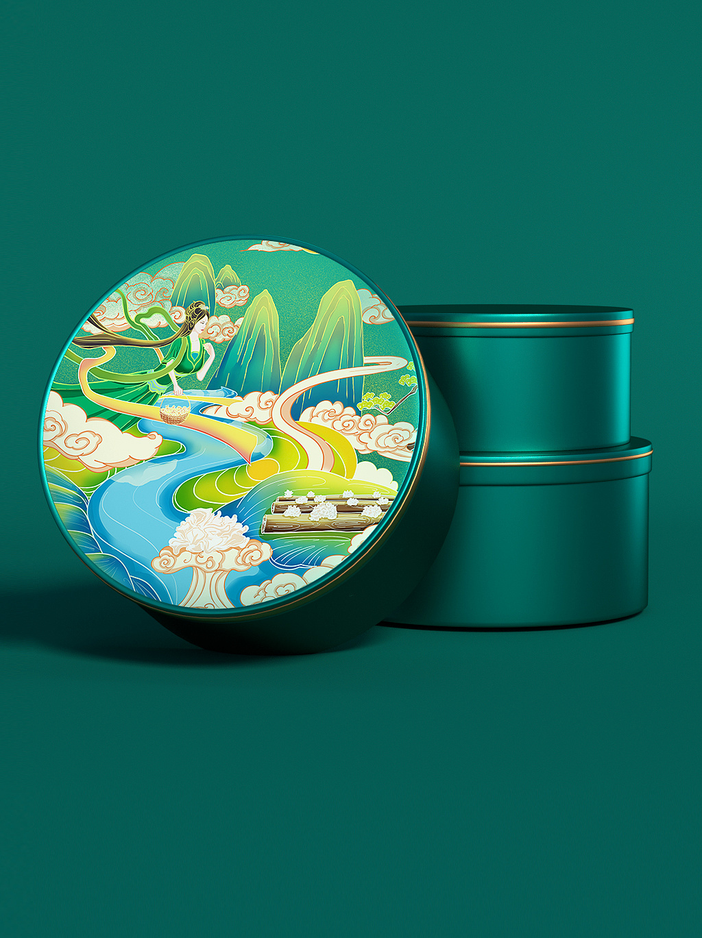 包装插画&通江银耳