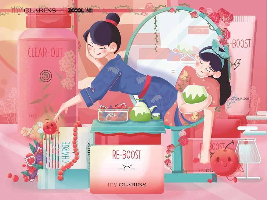 ＃ my CLARINS 寻找天然好食肌＃|镜中世界（图ZMjk3Nzg3MTk2） - 品牌 - 站酷设计师木吉鱼原创素材 - 站酷ZCOOL