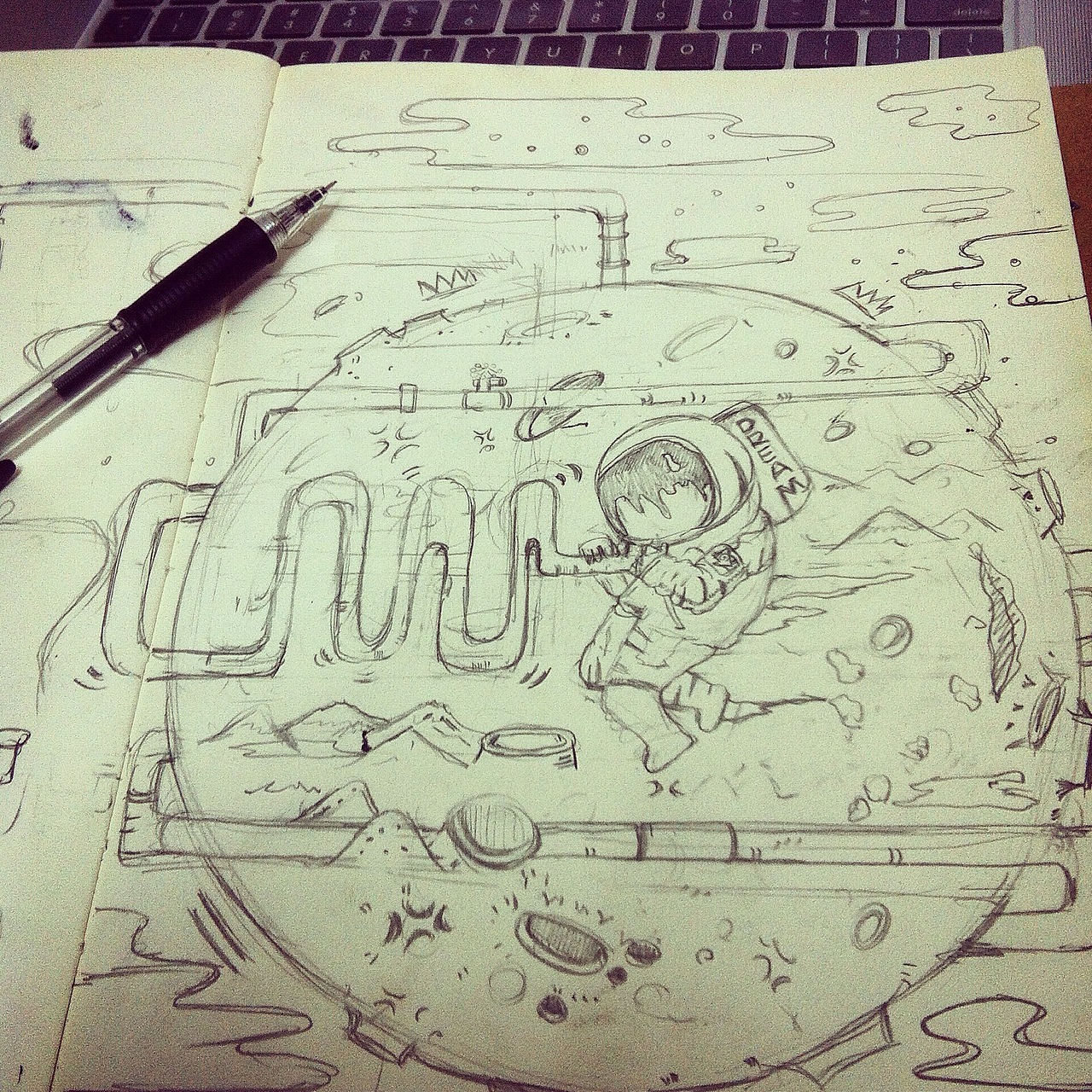 月球上的宇航员