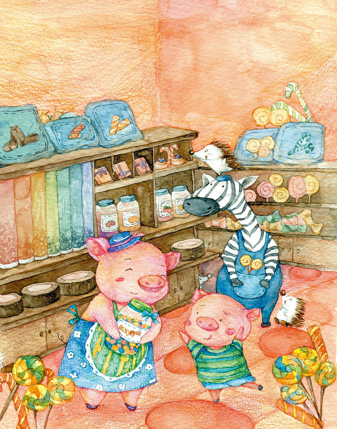 《猪太太的糖果店》封面