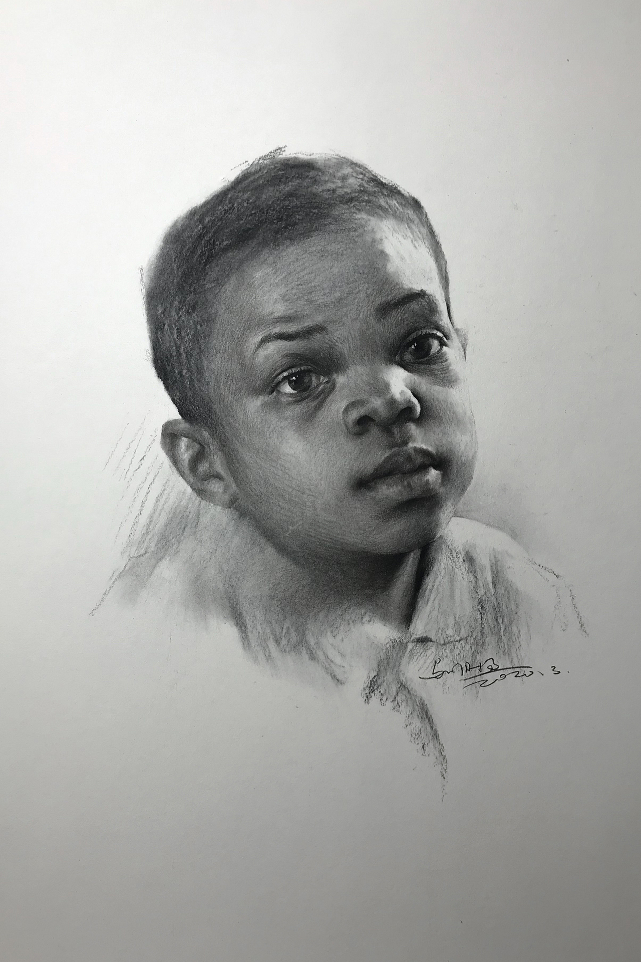 贵阳鲁轩美术马明扬素描作品