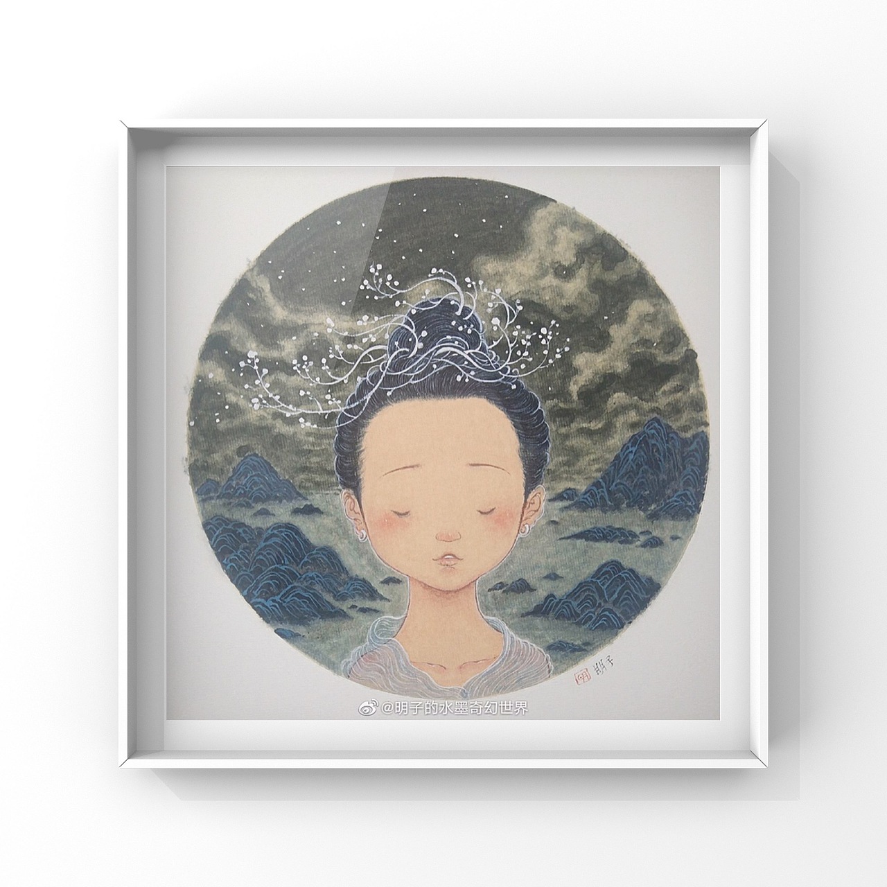 明子的水墨奇幻世界——《风信子系列》2,海量慎点。(图ZMjc3NTQzMjg4) - 绘画 - 站酷设计师明子水墨奇幻世界原创素材 - 站酷ZCOOL