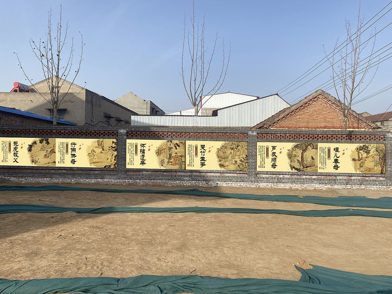 村史馆24孝彩绘（图ZMjkxMjE1NzE2） - 绘画 - 站酷设计师郑州领航者彩绘原创素材 - 站酷ZCOOL