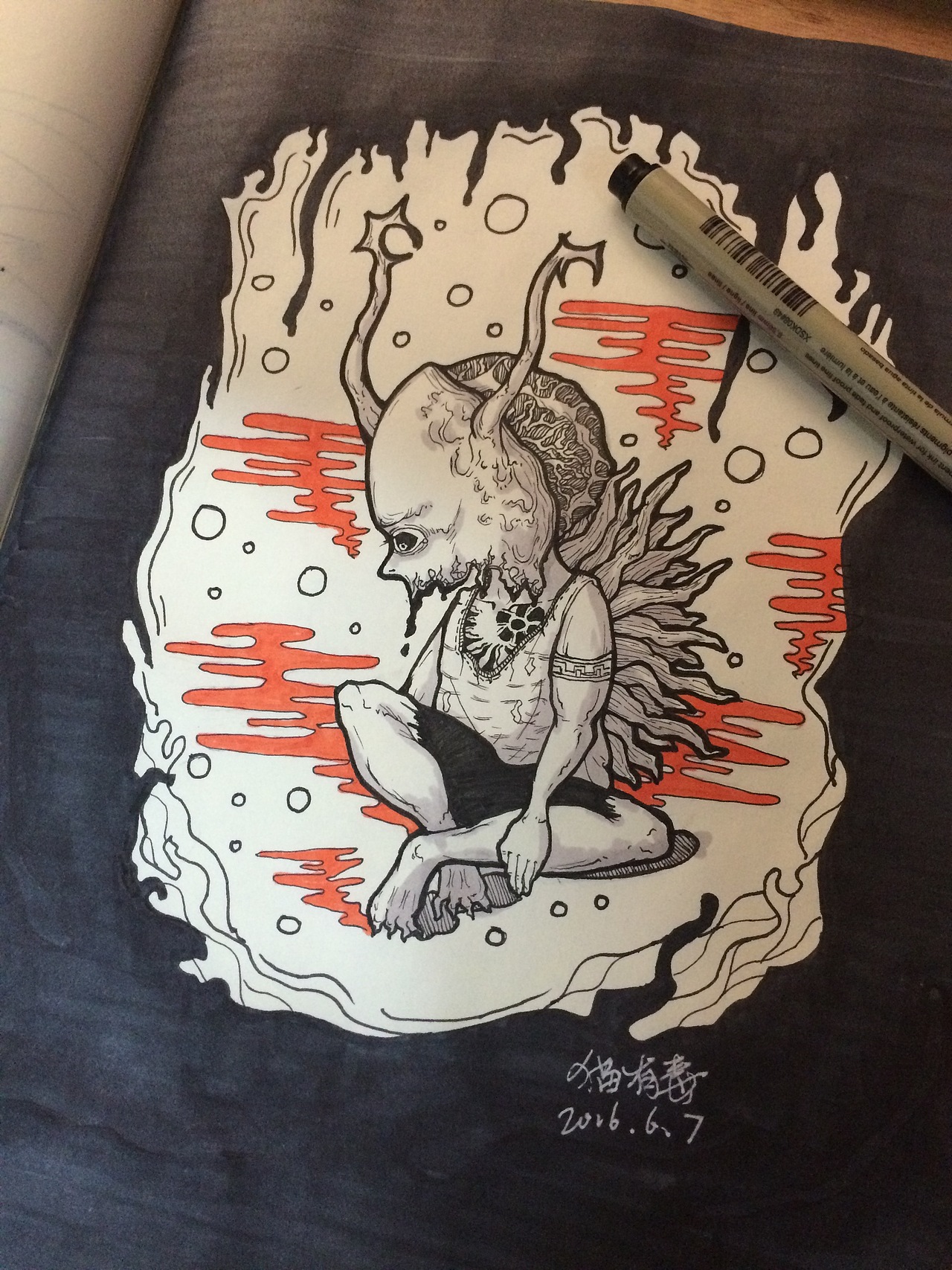 怪物（图ZNTExNzMwODA=） - 新锐潮流插画 - 站酷设计师阿纳与梦原创素材 - 站酷ZCOOL