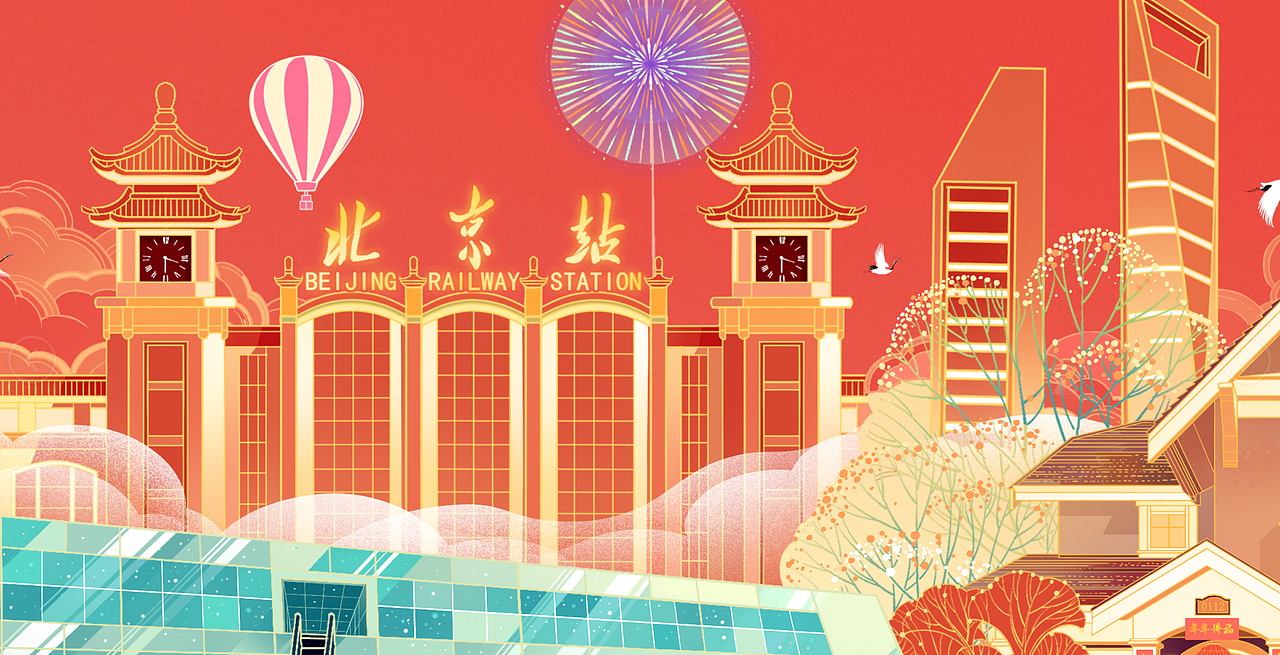 德芙DoveⅩ故宫 CNY万家得福长卷