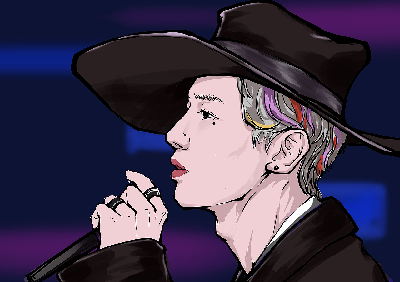 白白的深情眼（图ZMjM2NTMzNjA0） - 单幅漫画 - 站酷设计师秋水不瑟原创素材 - 站酷ZCOOL