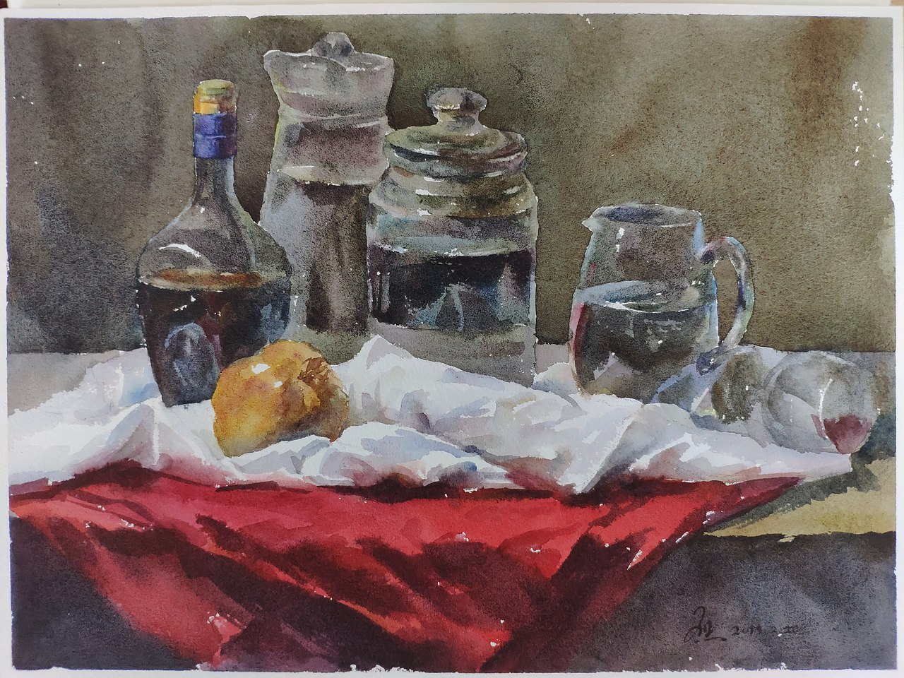 水彩静物（图ZMTQ2NTA5NDQw） - 绘画 - 站酷设计师嘻嘻嘻画原创素材 - 站酷ZCOOL