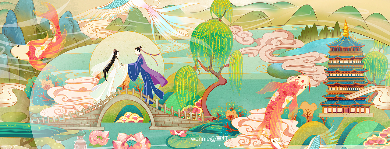 一组白蛇的飞机稿|插画|创作习作|喵美心善草灯_原创作品-站酷zcool