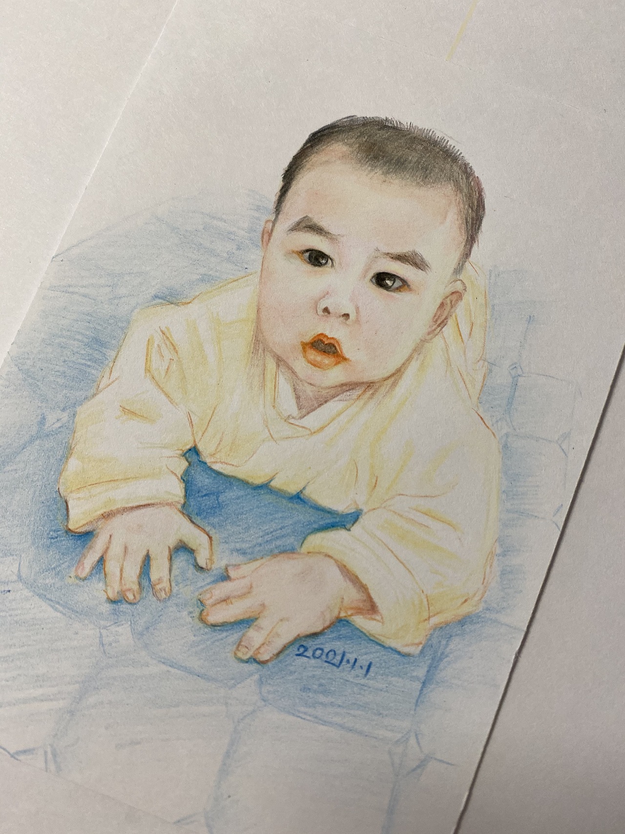 彩铅手绘头像（图ZMjM4MzEzNTYw） - 绘画 - 站酷设计师白纸不白yq原创素材 - 站酷ZCOOL