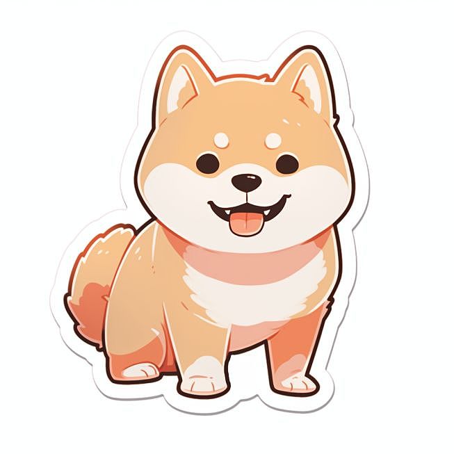 狗狗贴纸