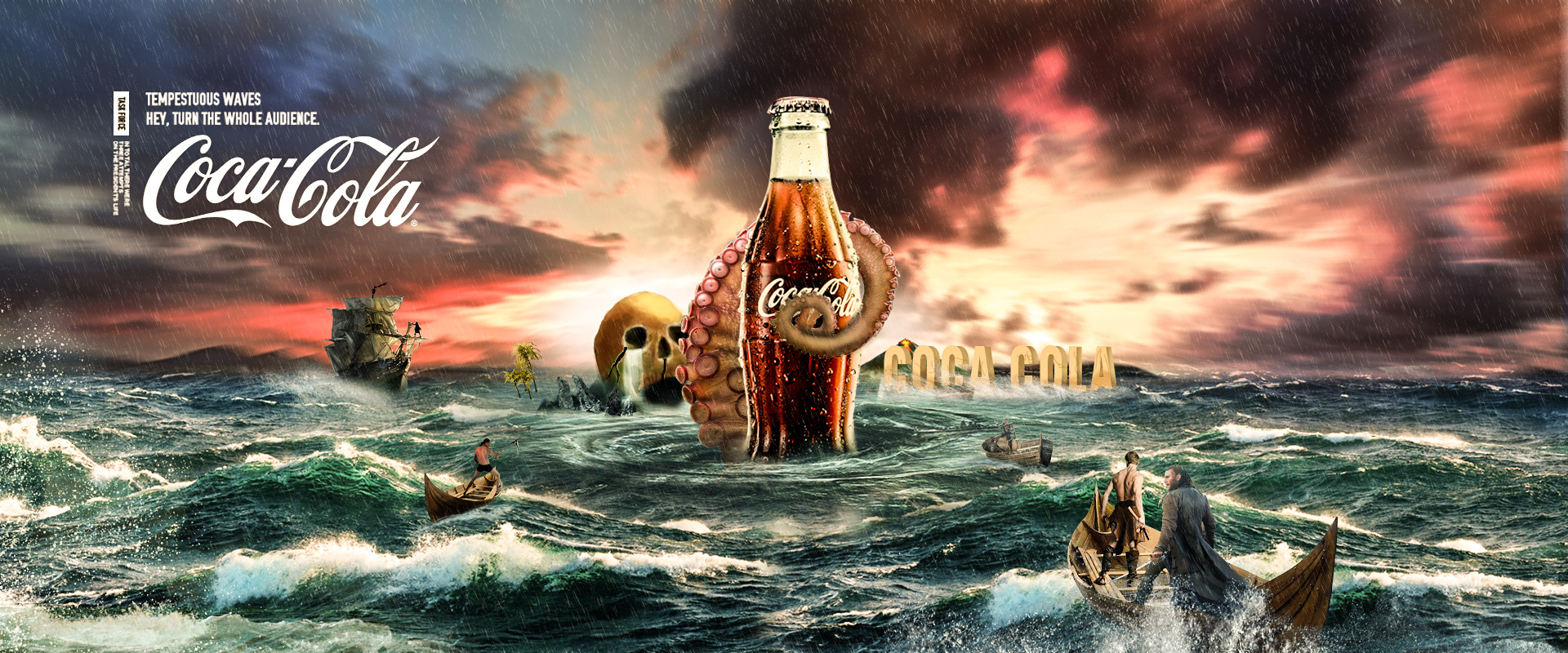 可口可乐海报设计|平面|海报|嗯p大点s - 原创作品 - 站酷 (zcool)