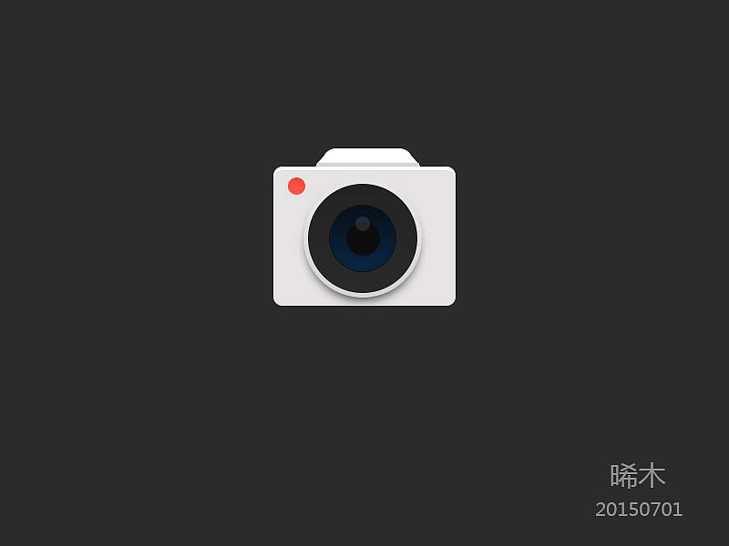 扁平化相机来一个