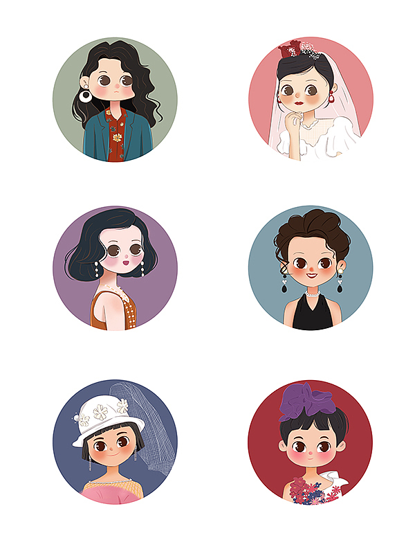 复古头像（图ZMjU1MDU1MTU2） - 创作习作 - 站酷设计师暖色调T原创素材 - 站酷ZCOOL