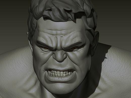 Zbrush浩克精雕