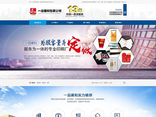 包装公司网站设计
