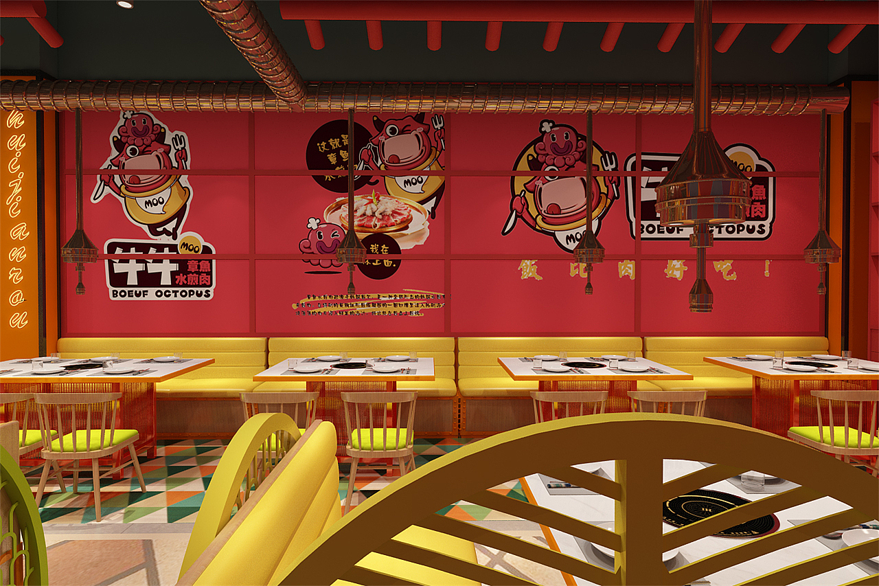 自助烤肉店设计|烤肉店方案设计|烤肉店设计方案