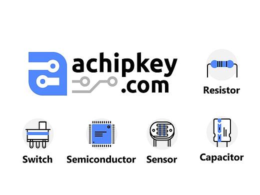 Achipkey logo（个人主页-ZNDgzMDg3MDA=） - Logo - 站酷设计师beapig原创素材 - 站酷ZCOOL