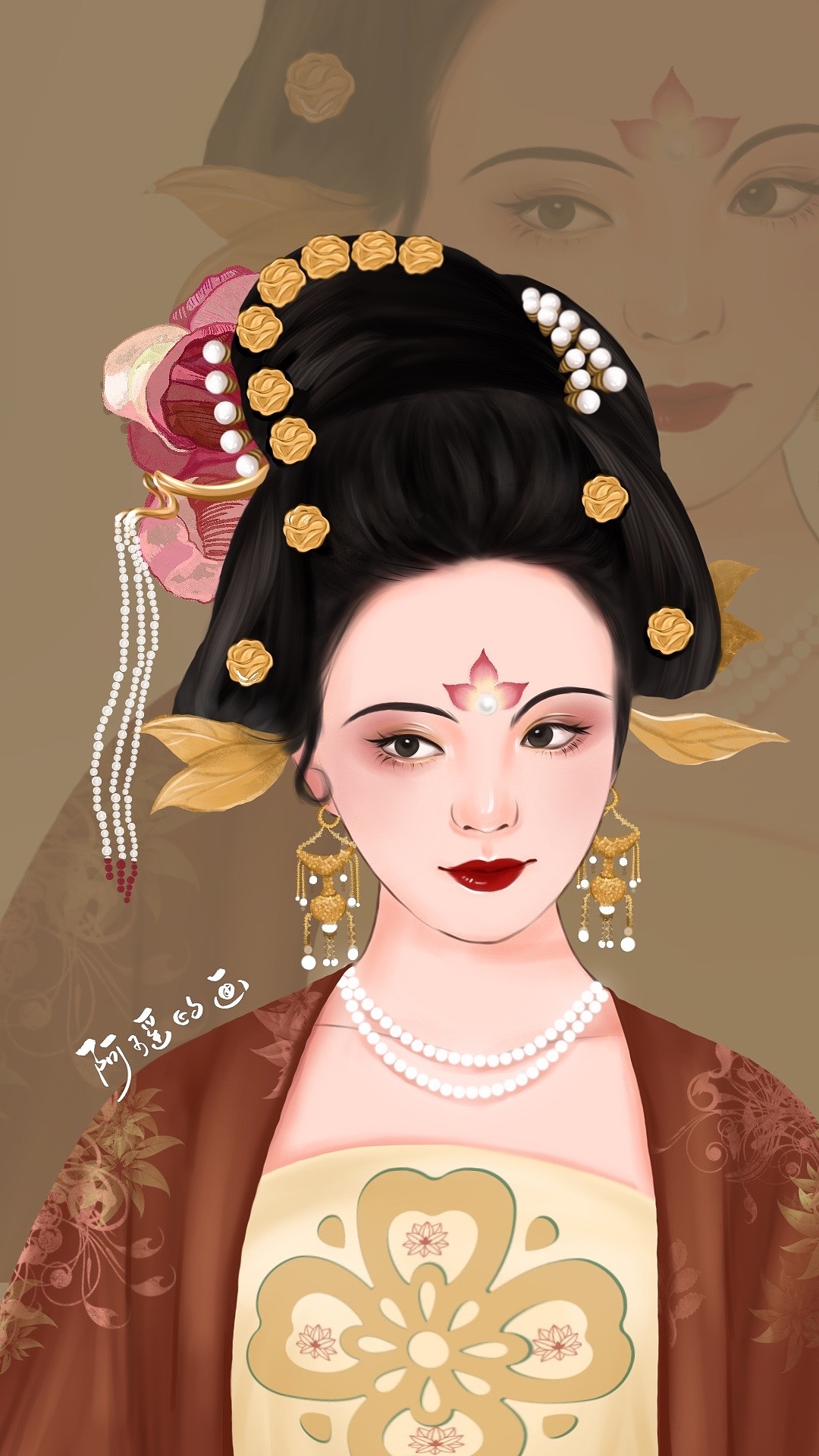 唐风插画|古风插画