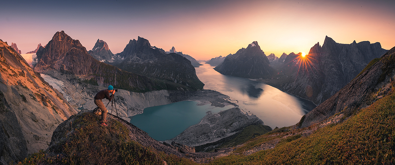 如何用间隔拍摄模式,拍到壮观的风景自拍照片