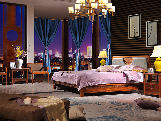 新中式实木家具摄影