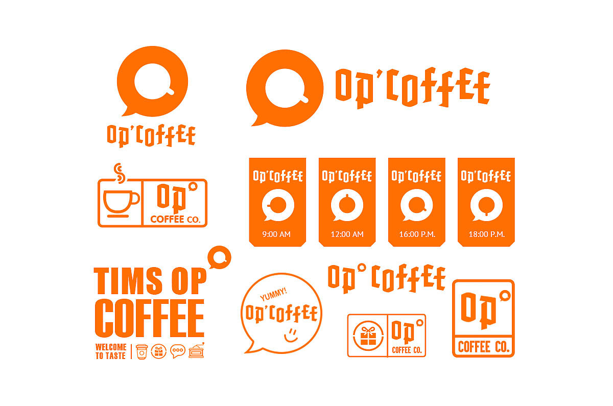 OP咖啡——LOGO设计