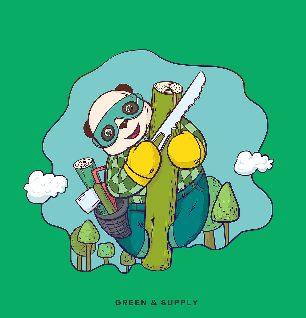 YOYO卡通形象延展设计