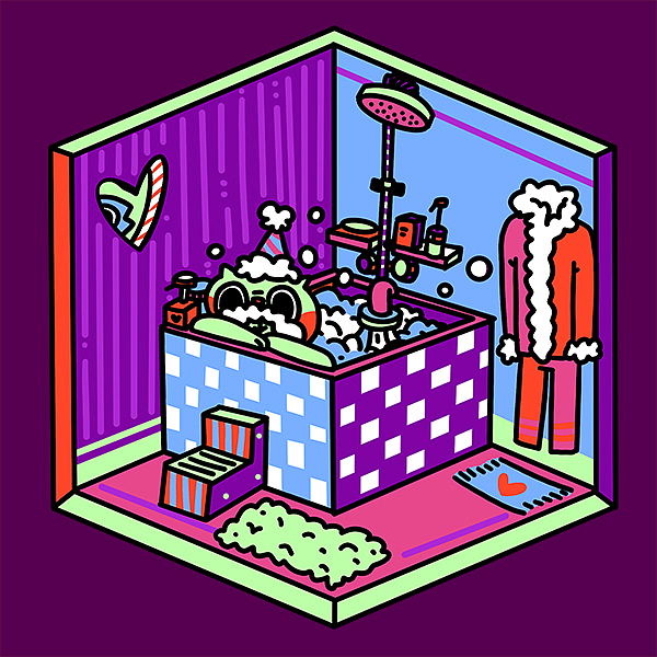 迟到的圣诞贺图 - 未建成的喵子公寓