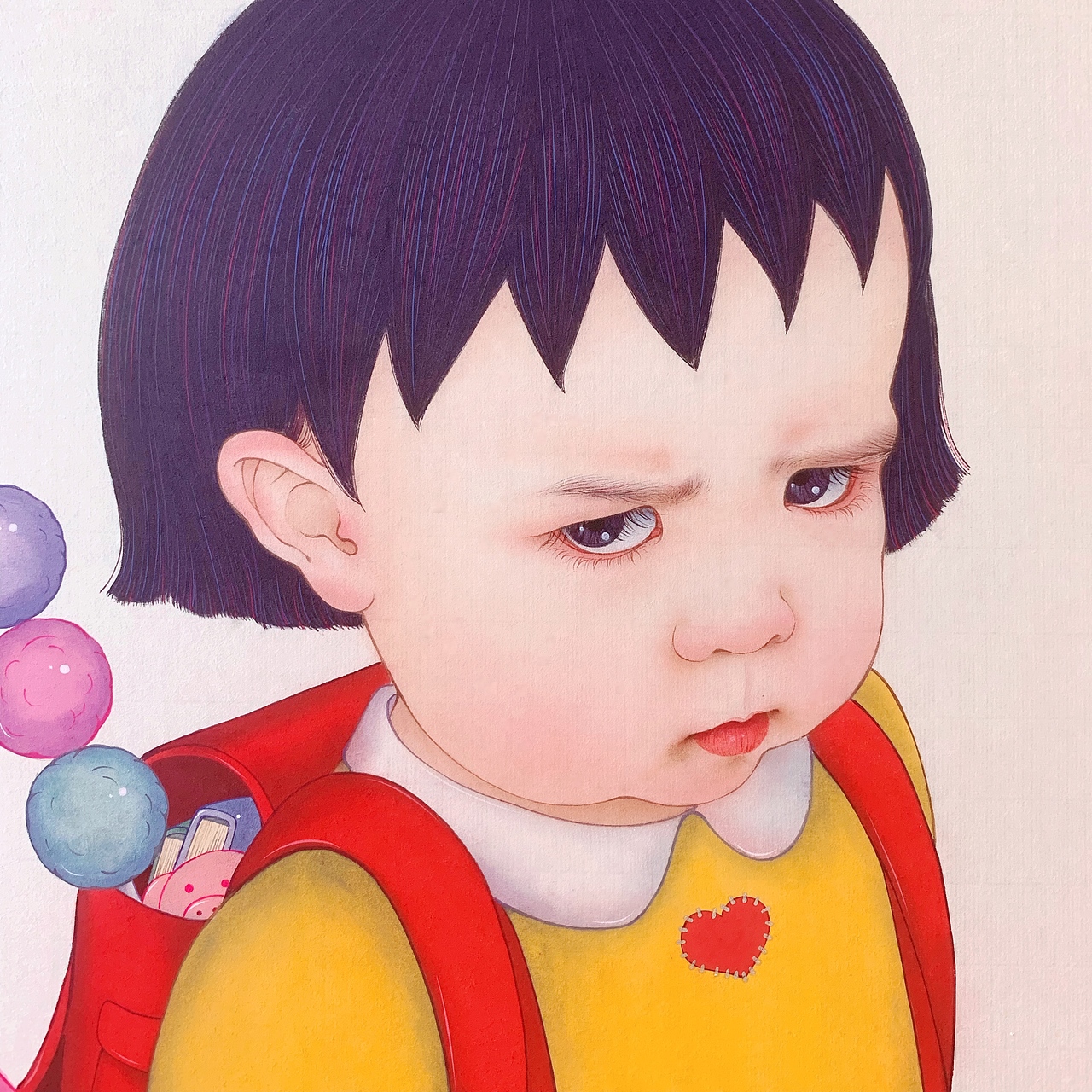 愤怒的丸子（图ZMTc2MjQwOTU2） - 儿童插画 - 站酷设计师那小先art原创素材 - 站酷ZCOOL