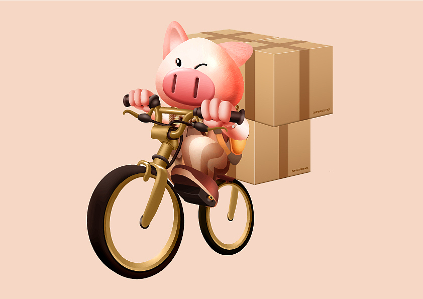 【W先生】猪果果食品logo设计（图ZNDc5MTQyOTI=） - Logo - 站酷设计师W先生设计原创素材 - 站酷ZCOOL