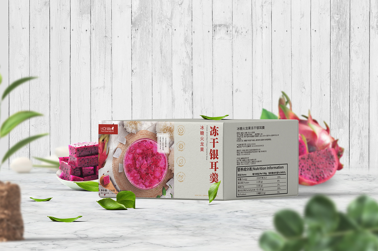 冻干银耳羹包装设计