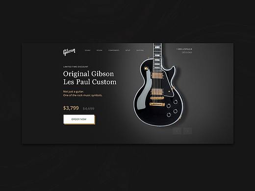 Gibson Les Paul Custom design concept