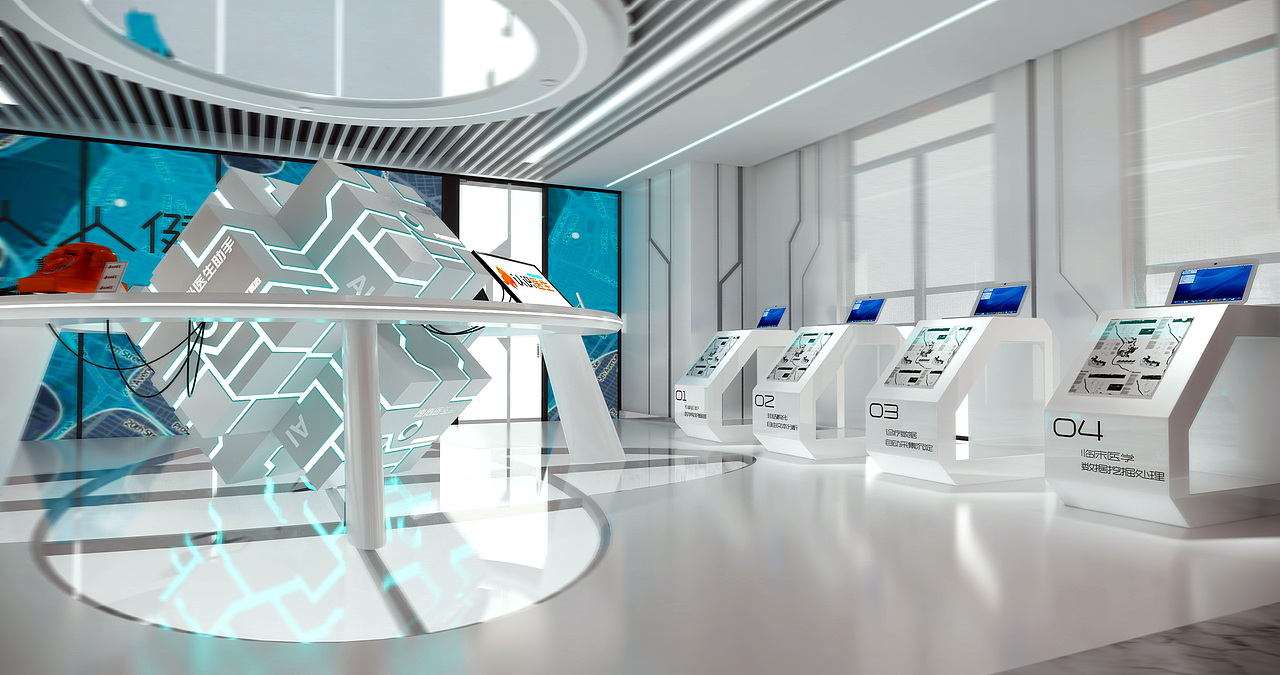 认识医生-科技展厅（图ZMTQ2MjAzMzMy） - 展陈设计 - 站酷设计师白鱼1024原创素材 - 站酷ZCOOL