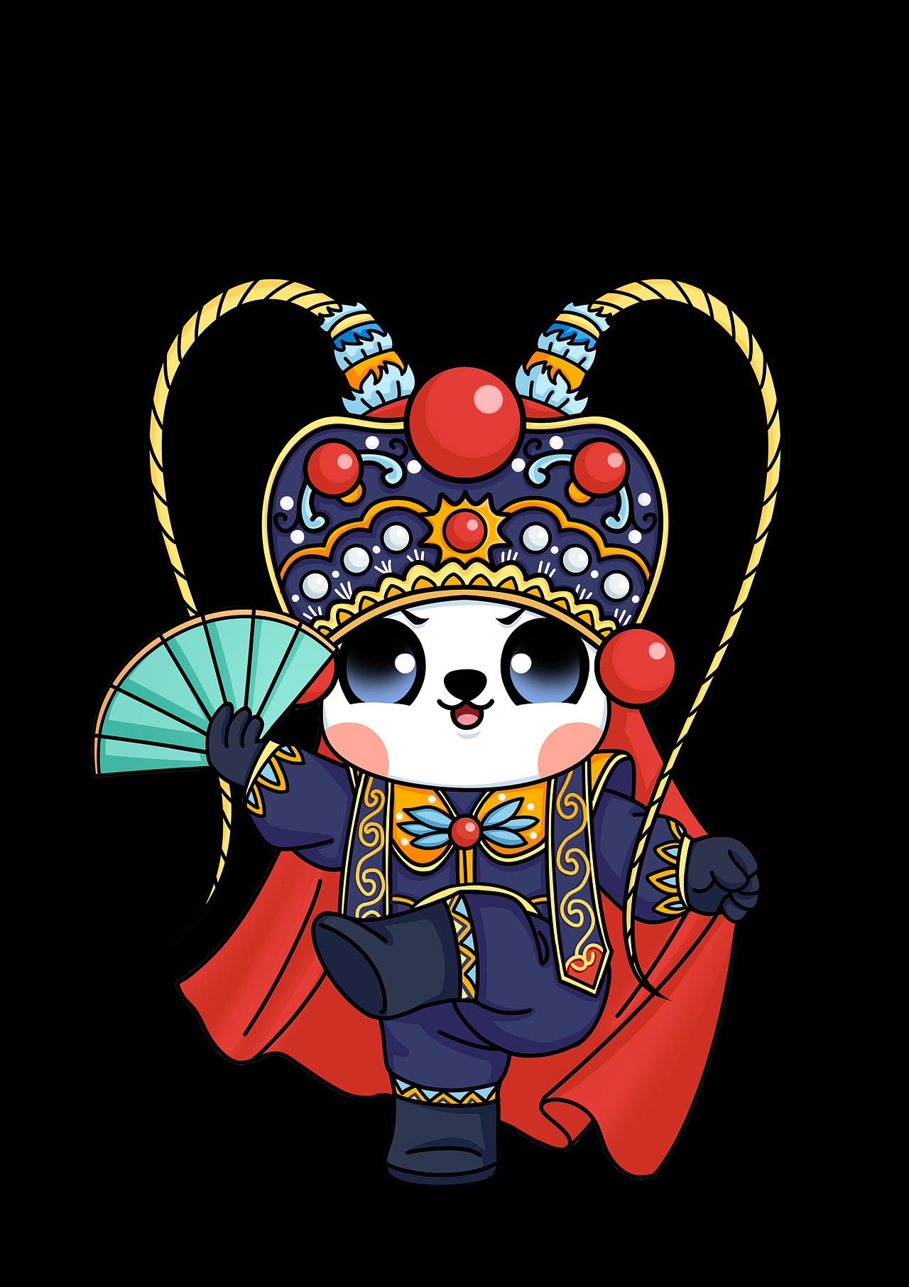 川剧熊猫ip形象设计