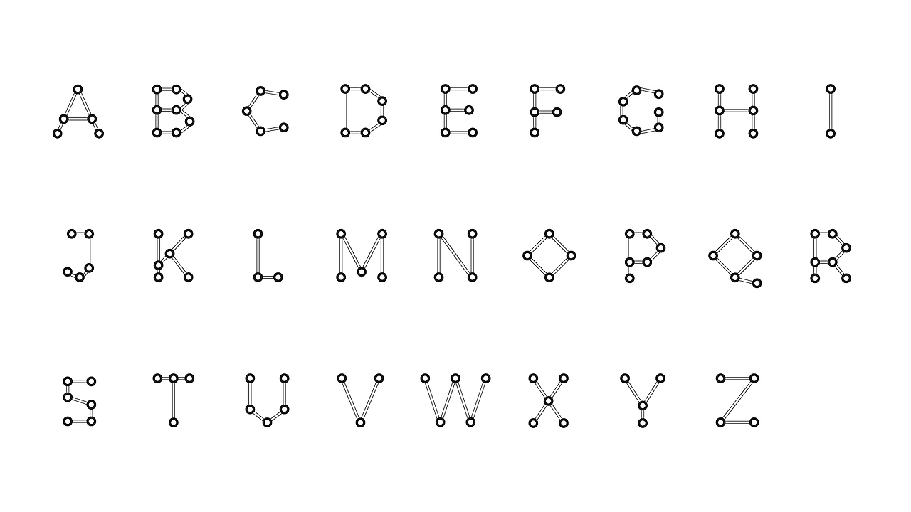 【26个英文字母】符号化设计-字体字形设计（图ZMTIxMTQwNTEy） - 字体/字形 - 站酷设计师___Cjlevi原创素材 - 站酷ZCOOL