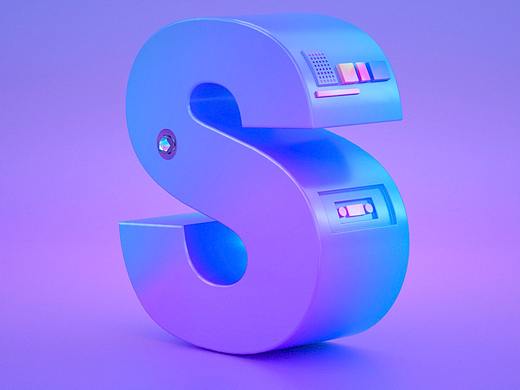 漸變字母（個人主頁-ZNDQ3MzQyODQ=） - 海報 - 站酷設(shè)計師Azi_X原創(chuàng)素材 - 站酷ZCOOL