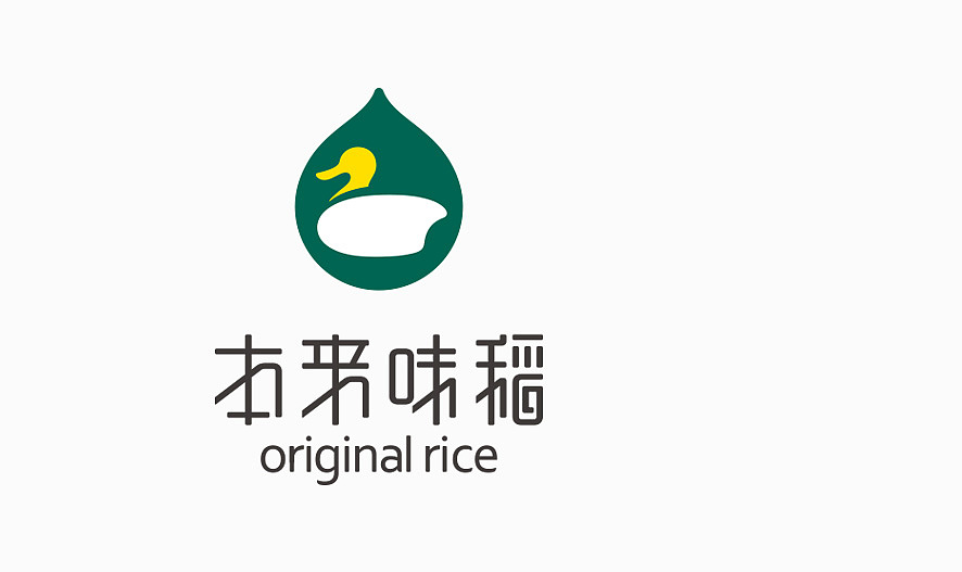 本来味稻有机大米品牌设计