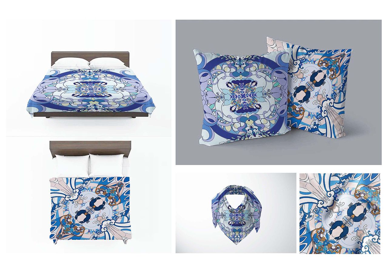 海祈，妈祖海洋文化文创设计（图ZMzU1MjU5ODYw） - 图案 - 站酷设计师忘川孤溪原创素材 - 站酷ZCOOL