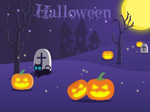 万圣节插画