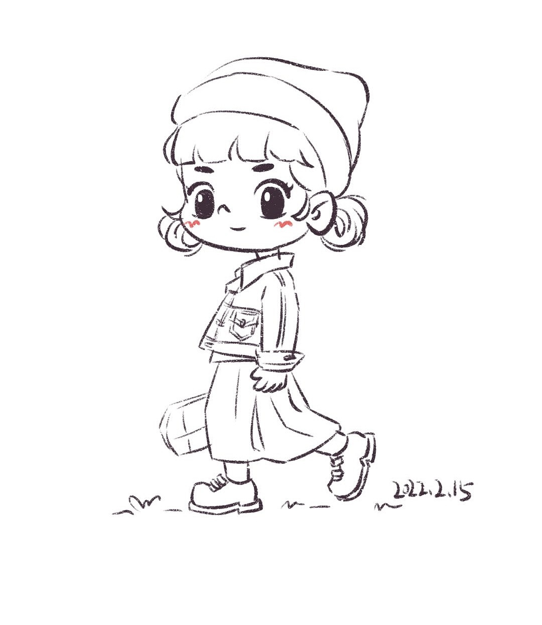 人体打卡小练习（图ZMjkzODczMDQw） - 儿童插画 - 站酷设计师宅小猫zZ原创素材 - 站酷ZCOOL