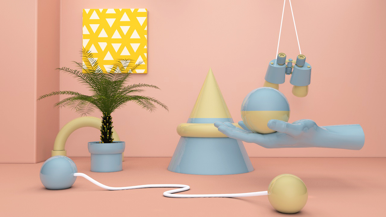 c4d练习作品|三维|场景|小甜筒呀 - 原创作品 - 站酷 (zcool)