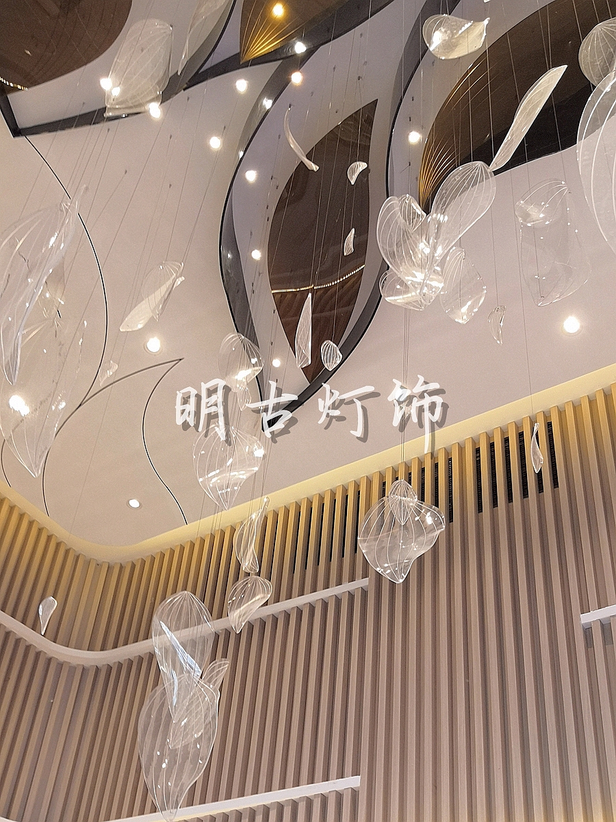 售楼部艺术吊灯定制（图ZMjAxNjQ0NjY0） - 家装设计 - 站酷设计师明古灯饰定制图库原创素材 - 站酷ZCOOL