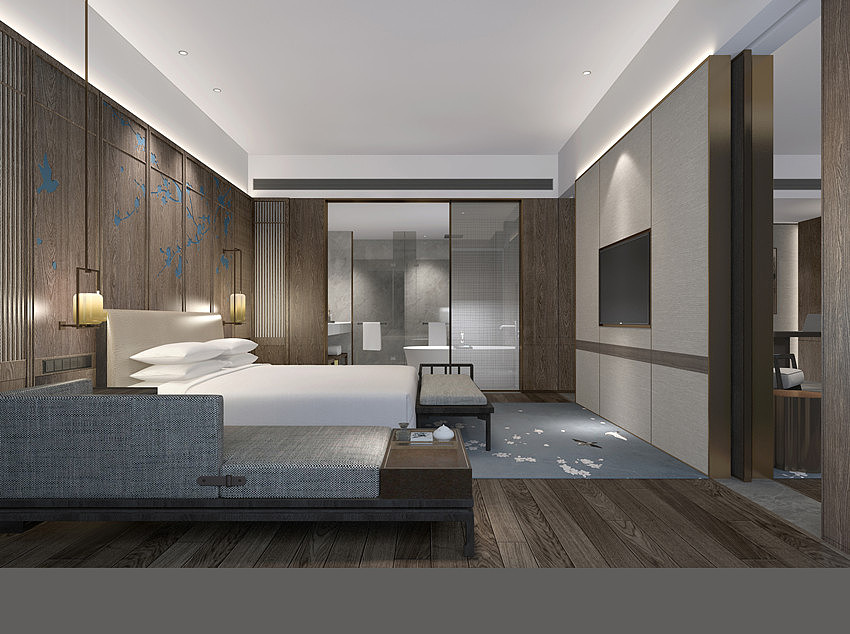 西安4000平米精品酒店设计装修效果图