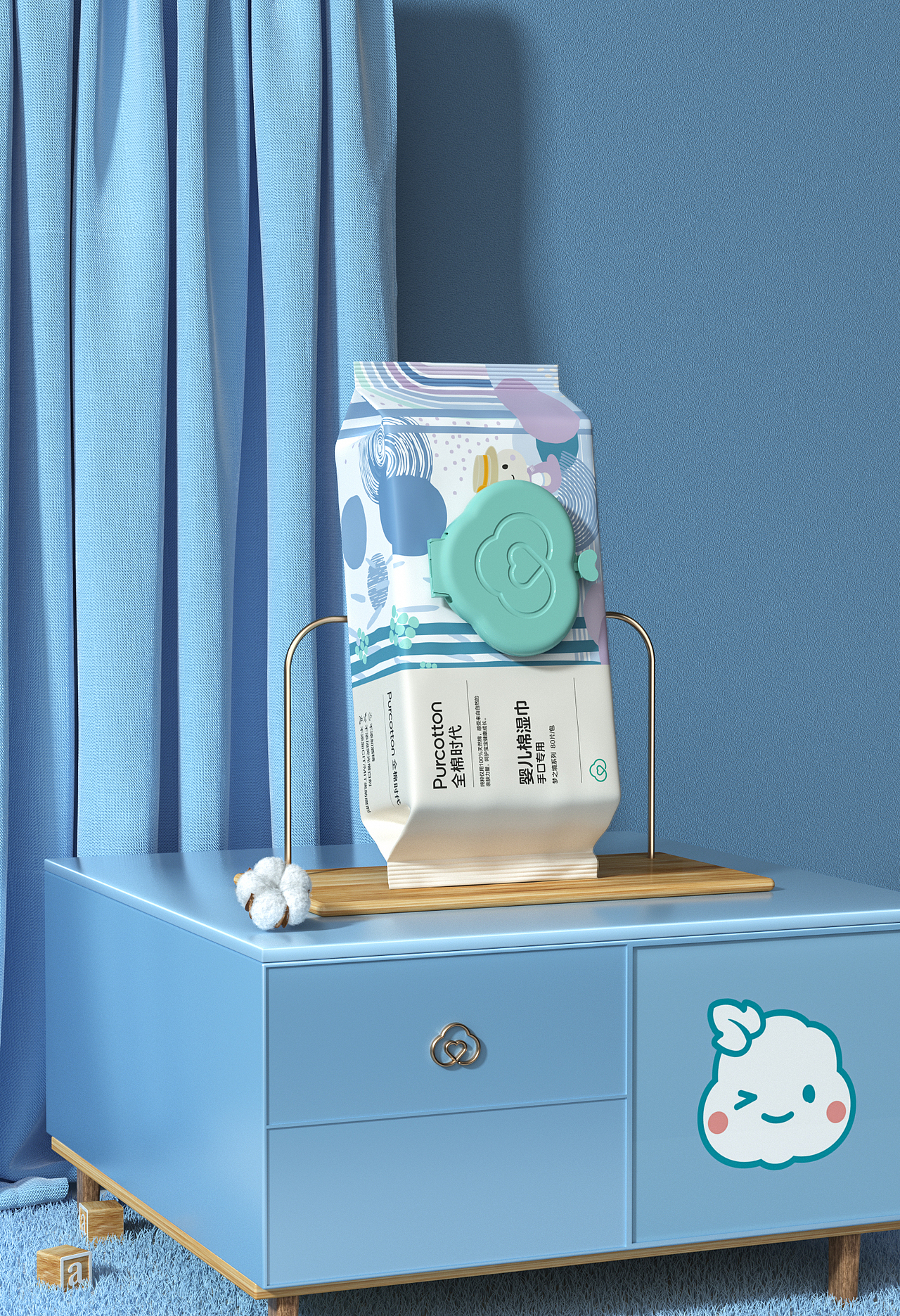 全棉时代产品渲染合集