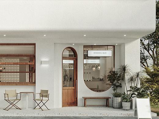 惠州市 博罗县奶茶店设计 《法式韵味》