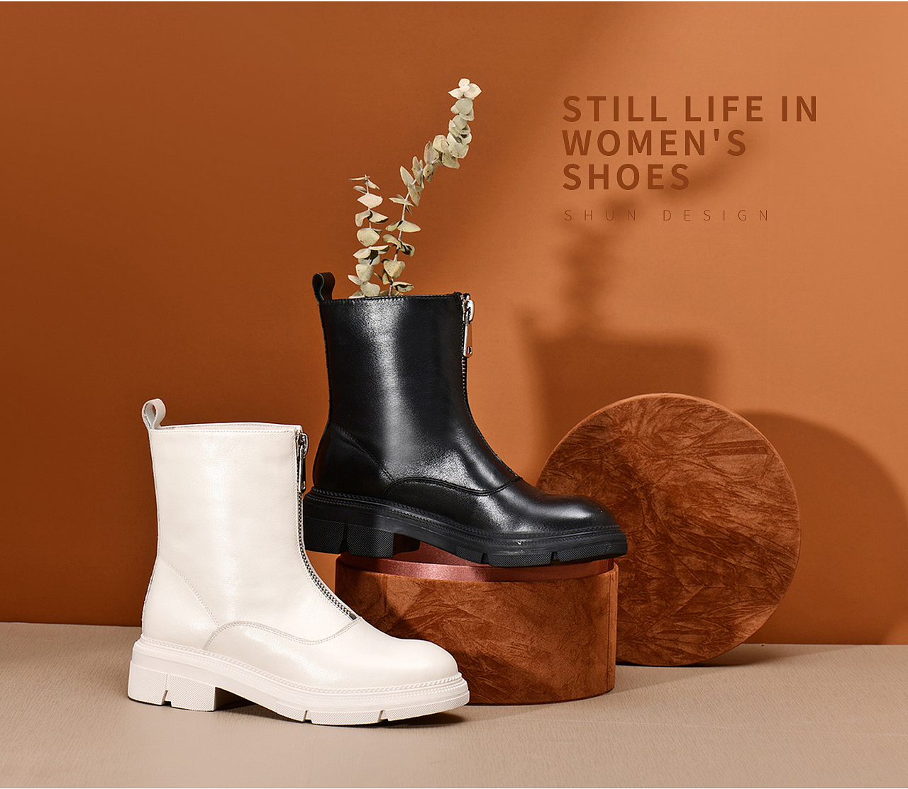 电商摄影 | 瑞贝卡女鞋21年冬款静物场景拍摄--舜设计