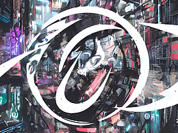#AI创作实验室#复古 扭曲的 耐克logo