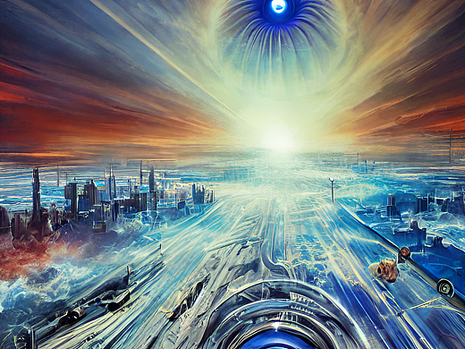 #站酷梦笔#虚拟城市幻想