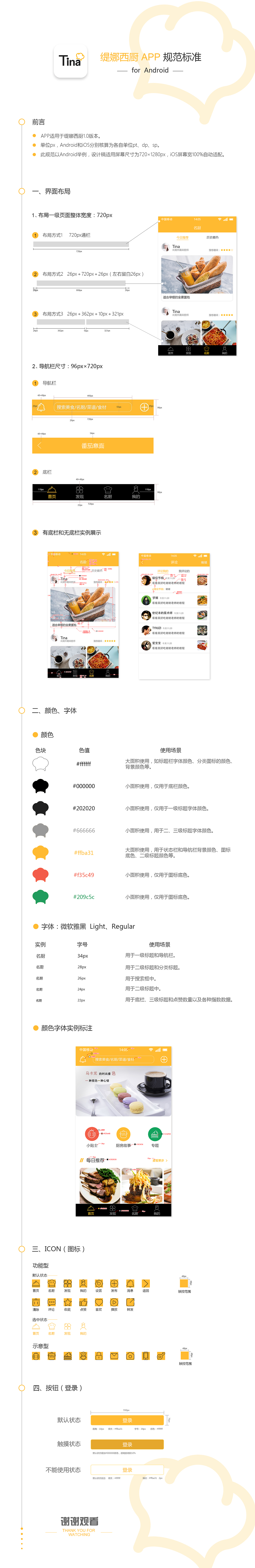 Tina西厨app设计文档展示（图ZMTA4MTI5MjUy） - 其他UI - 站酷设计师老闫啥也不会原创素材 - 站酷ZCOOL