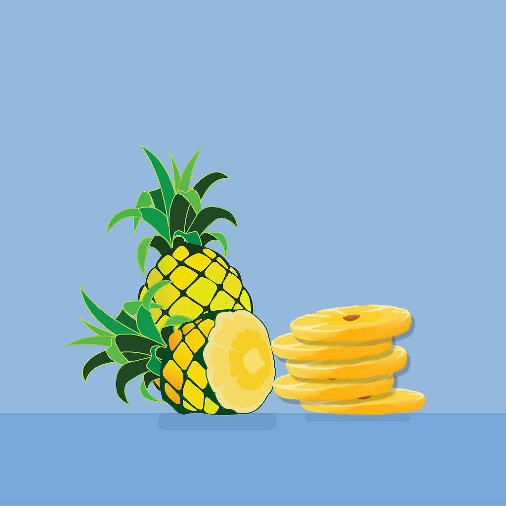 二十四节气美食插画 夏