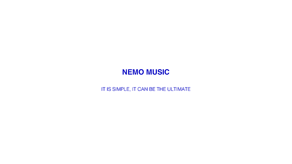 “Nemo music”音乐APP设计